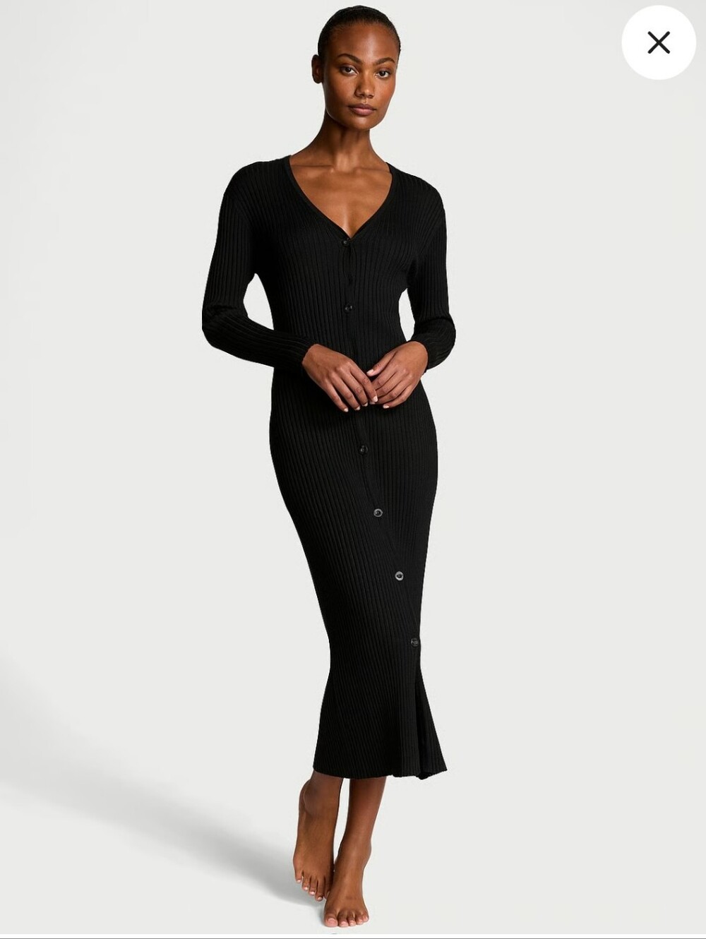 Victoria's Secret Luxe Knit Cardigan Dress